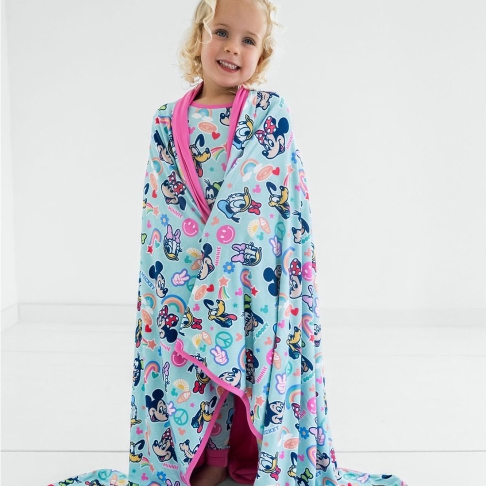 Little Sleepies Mickey’s Clubhouse Pink Cloud Blanket